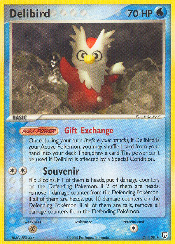 Delibird - Team Rocket Returns - #21 - Pokemon TCG card