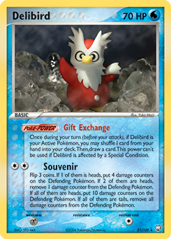 Delibird #21 Delibird - Team Rocket Returns - #21 - Pokemon TCG card