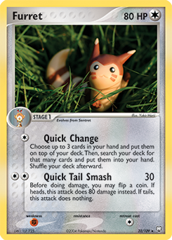 Furret #22 Furret - Team Rocket Returns - #22 - Pokemon TCG card