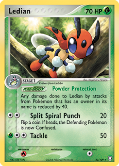 Ledian #23 Ledian - Team Rocket Returns - #23 - Pokemon TCG card