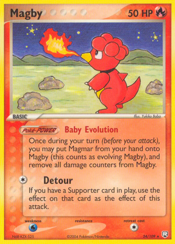 Magby - Team Rocket Returns - #24 - Pokemon TCG card
