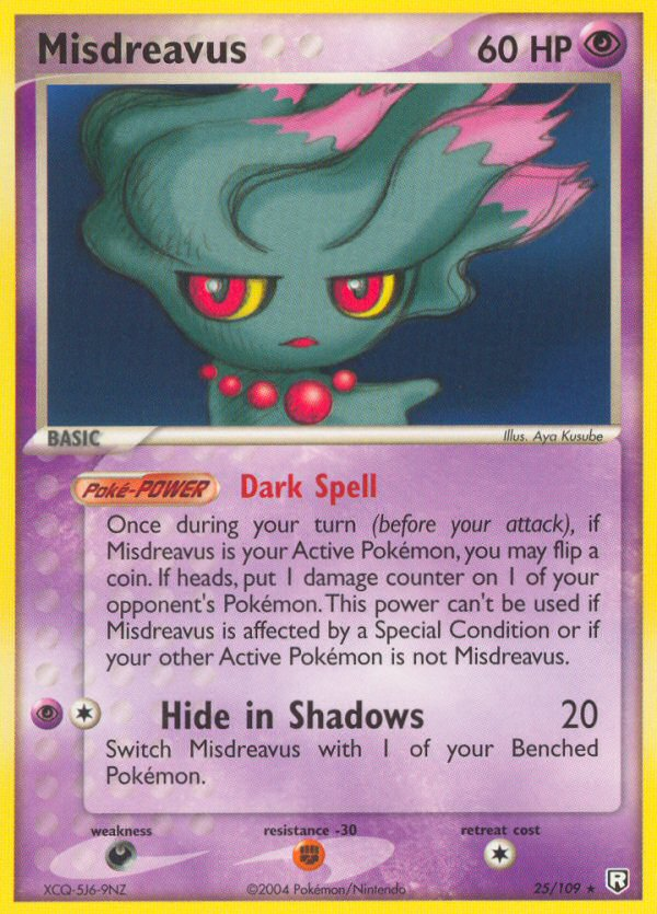 Misdreavus - Team Rocket Returns - #25 - Pokemon TCG card