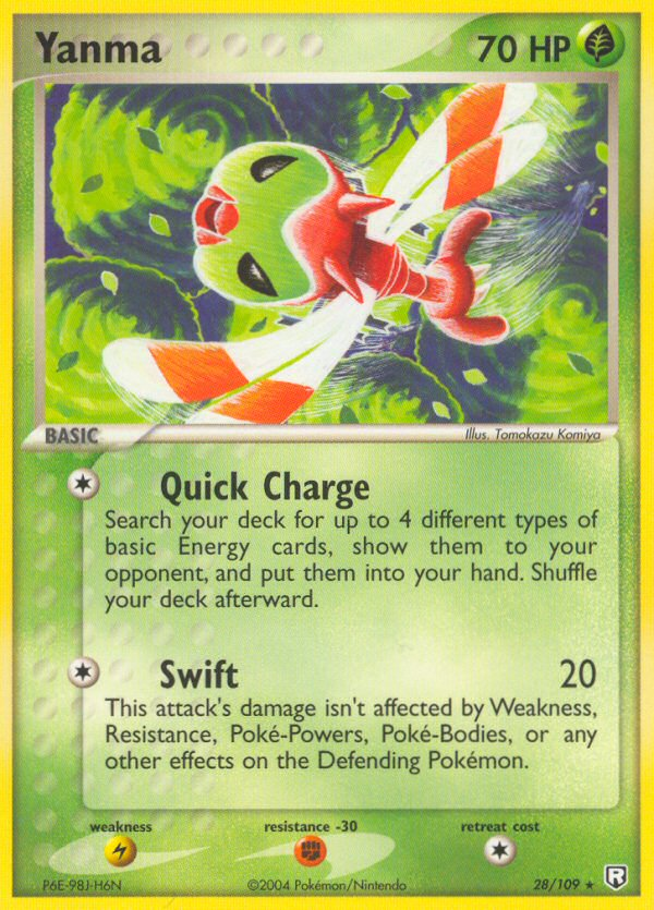 Yanma - Team Rocket Returns - #28 - Pokemon TCG card