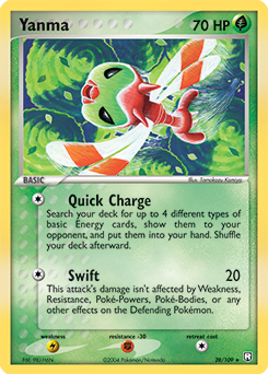 Yanma #28 Yanma - Team Rocket Returns - #28 - Pokemon TCG card