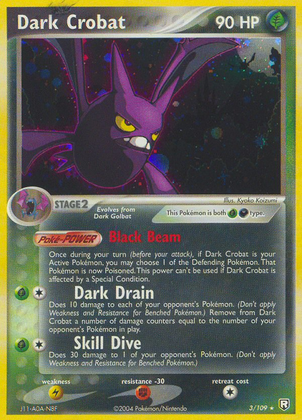 Dark Crobat - Team Rocket Returns - #3 - Pokemon TCG card
