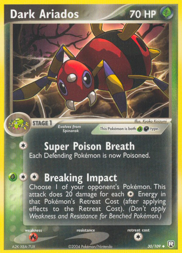Dark Ariados - Team Rocket Returns - #30 - Pokemon TCG card