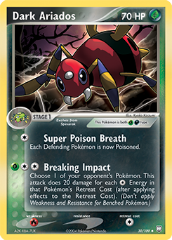 Dark Ariados - Team Rocket Returns - #30 - Pokemon TCG card