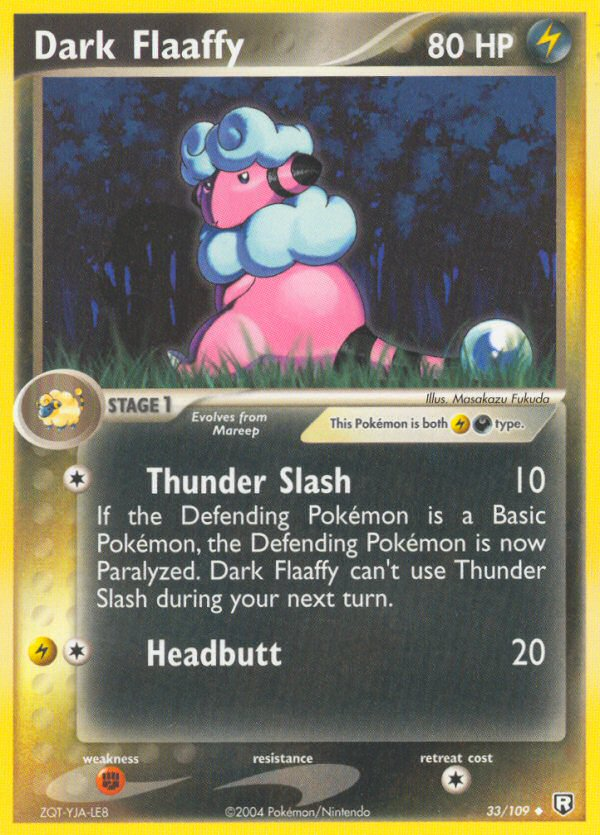 Dark Flaaffy - Team Rocket Returns - #33 - Pokemon TCG card
