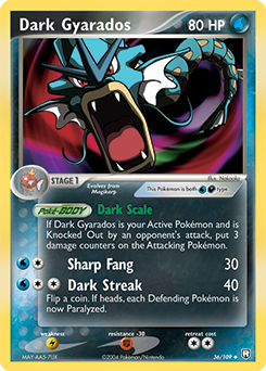 Dark Gyarados #36 Dark Gyarados - Team Rocket Returns - #36 - Pokemon TCG card