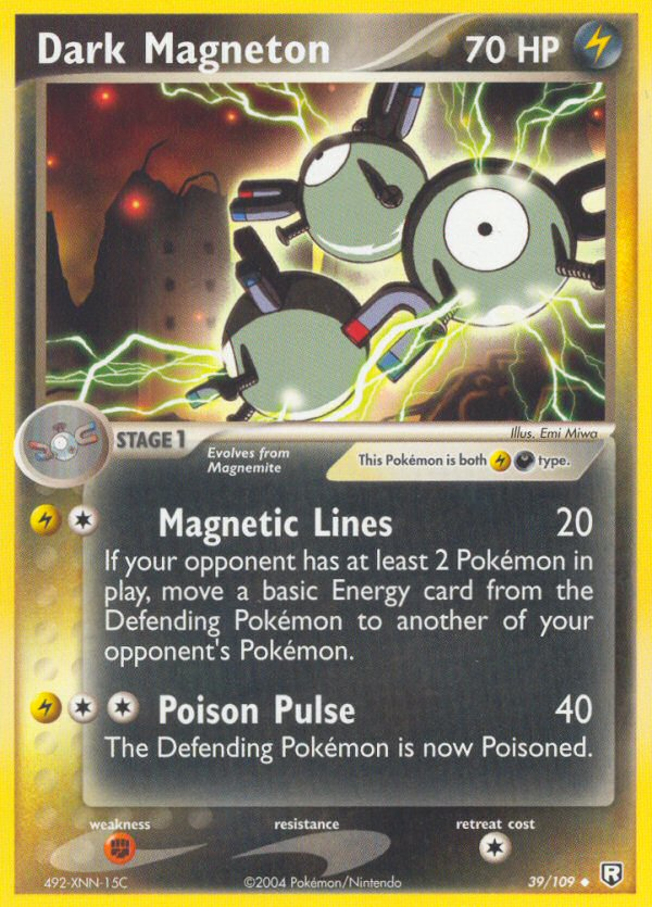 Dark Magneton - Team Rocket Returns - #39 - Pokemon TCG card