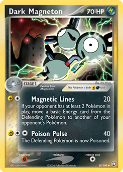 Dark Magneton #39 Dark Magneton - Team Rocket Returns - #39 - Pokemon TCG card
