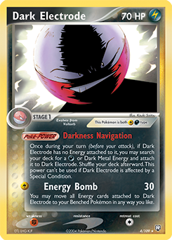 Dark Electrode #4 Dark Electrode - Team Rocket Returns - #4 - Pokemon TCG card