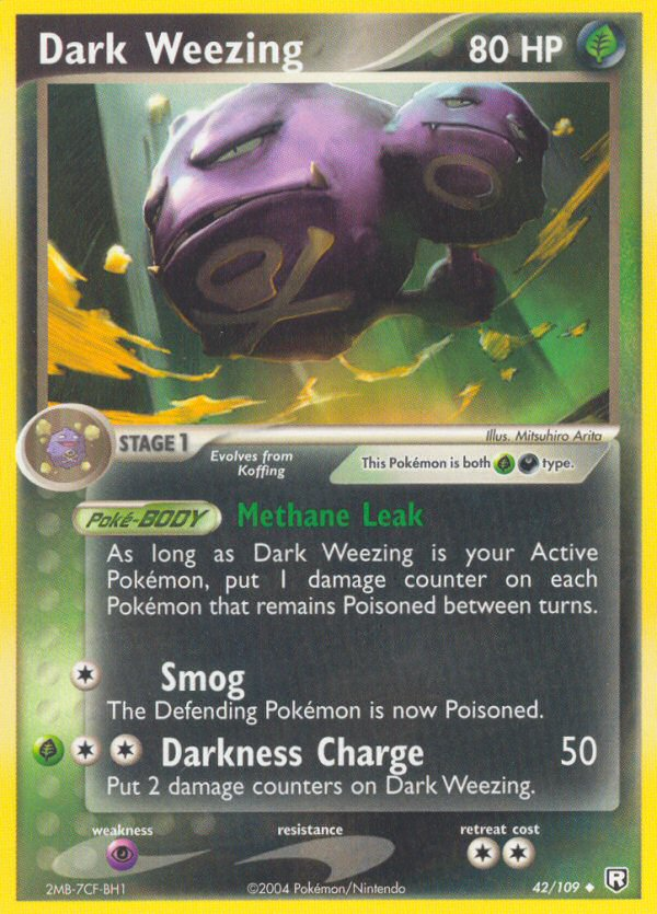 Dark Weezing - Team Rocket Returns - #42 - Pokemon TCG card