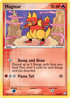 Magmar #44 Magmar - Team Rocket Returns - #44 - Pokemon TCG card