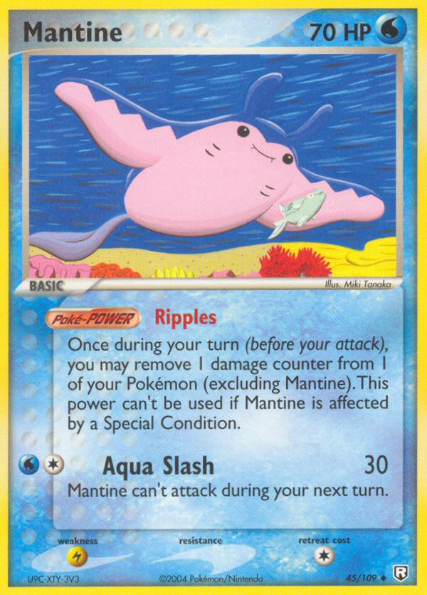 Mantine - Team Rocket Returns - #45 - Pokemon TCG card