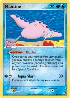 Mantine - Team Rocket Returns - #45 - Pokemon TCG card