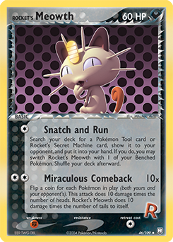 Rocket's Meowth #46 Rocket's Meowth - Team Rocket Returns - #46 - Pokemon TCG card