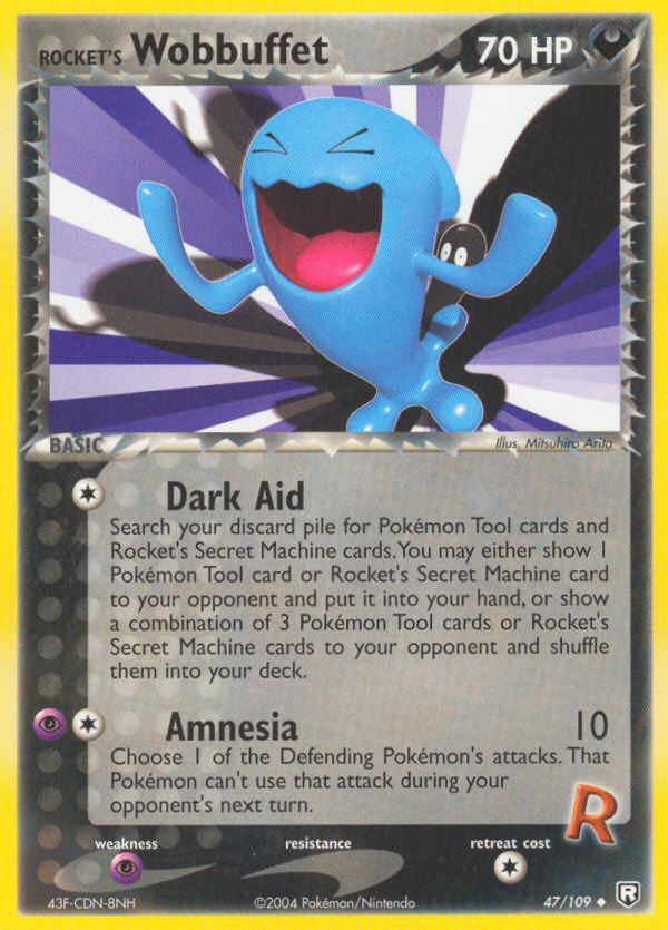 Rocket's Wobbuffet - Team Rocket Returns - #47 - Pokemon TCG card
