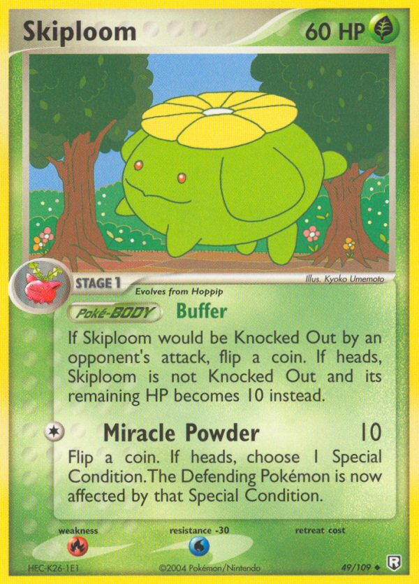 Skiploom - Team Rocket Returns - #49 - Pokemon TCG card