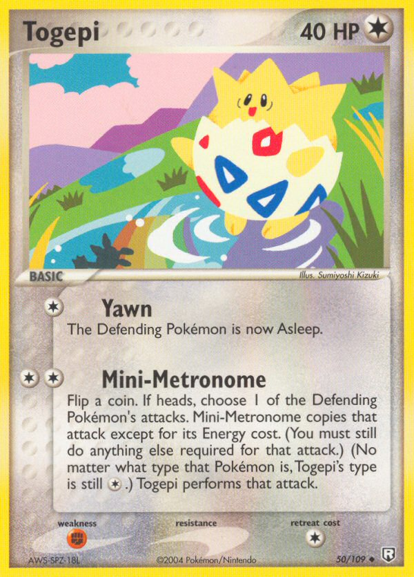 Togepi - Team Rocket Returns - #50 - Pokemon TCG card