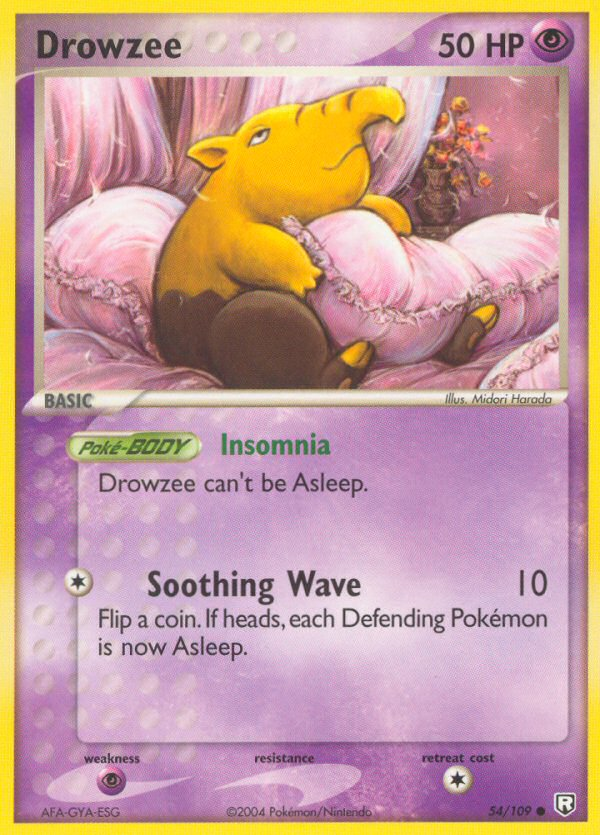 Drowzee - Team Rocket Returns - #54 - Pokemon TCG card