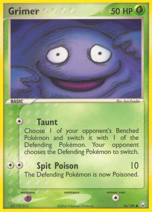 Grimer - Team Rocket Returns - #56 - Pokemon TCG card