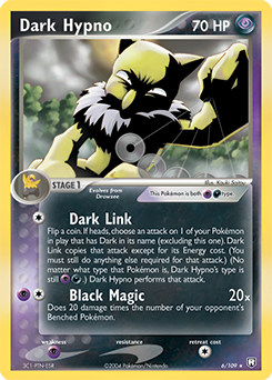 Dark Hypno #6 Dark Hypno - Team Rocket Returns - #6 - Pokemon TCG card