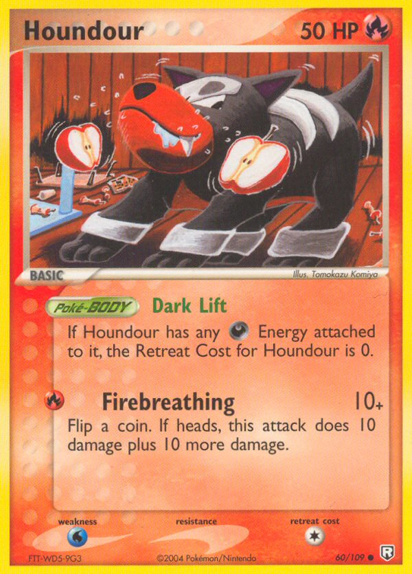 Houndour - Team Rocket Returns - #60 - Pokemon TCG card