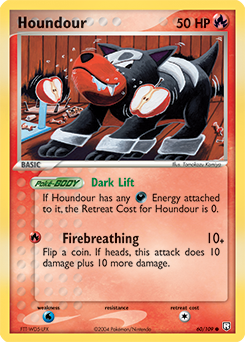 Houndour #60 Houndour - Team Rocket Returns - #60 - Pokemon TCG card