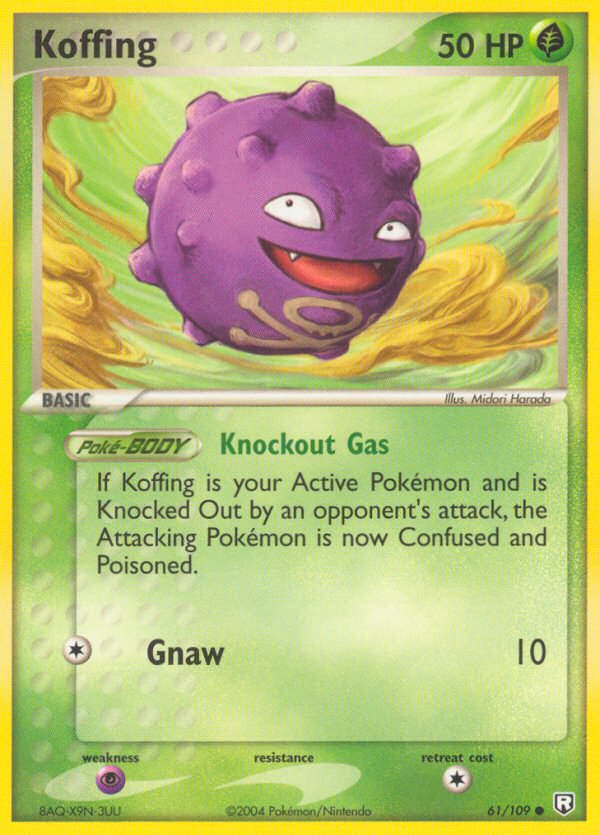 Koffing - Team Rocket Returns - #61 - Pokemon TCG card