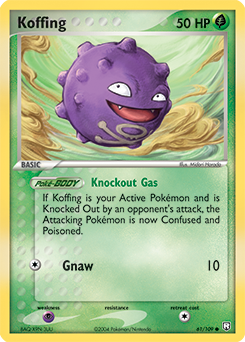 Koffing #61 Koffing - Team Rocket Returns - #61 - Pokemon TCG card