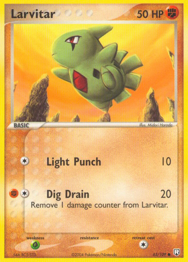Larvitar - Team Rocket Returns - #63 - Pokemon TCG card