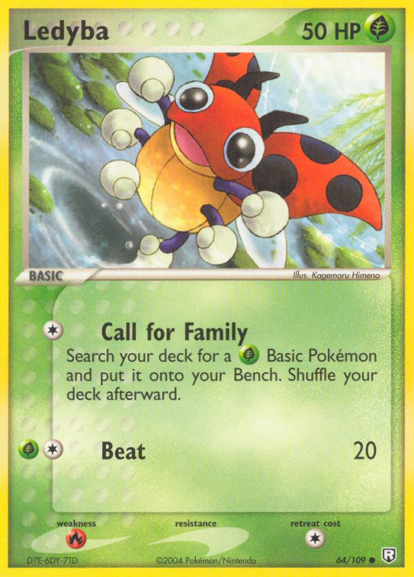 Ledyba - Team Rocket Returns - #64 - Pokemon TCG card