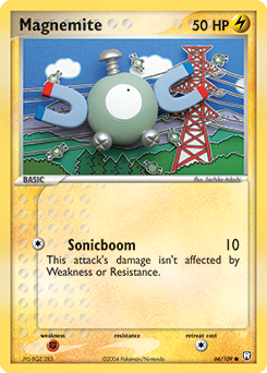 Magnemite #66 Magnemite - Team Rocket Returns - #66 - Pokemon TCG card