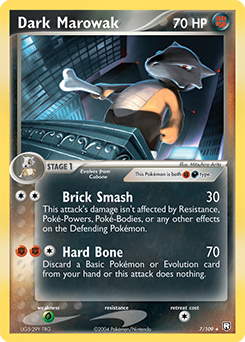 Dark Marowak #7 Dark Marowak - Team Rocket Returns - #7 - Pokemon TCG card