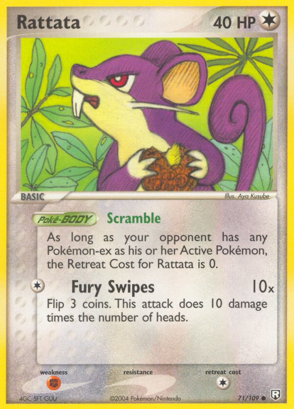 Rattata - Team Rocket Returns - #71 - Pokemon TCG card