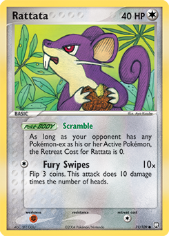 Rattata - Team Rocket Returns - #71 - Pokemon TCG card
