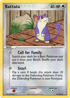 Rattata - Team Rocket Returns - #72 - Pokemon TCG card