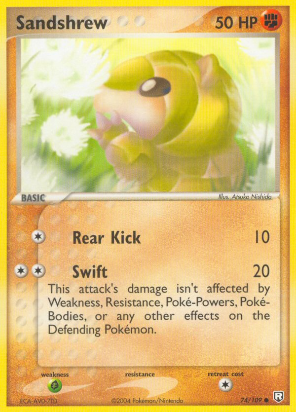 Sandshrew - Team Rocket Returns - #74 - Pokemon TCG card