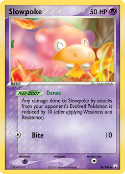 Slowpoke #76 Slowpoke - Team Rocket Returns - #76 - Pokemon TCG card