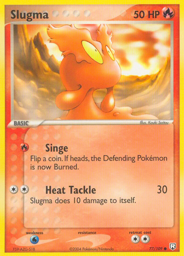 Slugma - Team Rocket Returns - #77 - Pokemon TCG card