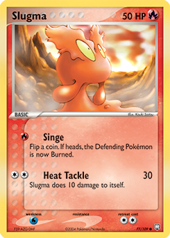 Slugma - Team Rocket Returns - #77 - Pokemon TCG card