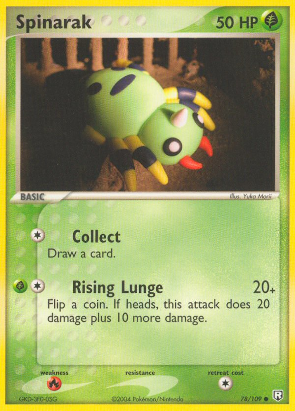 Spinarak - Team Rocket Returns - #78 - Pokemon TCG card