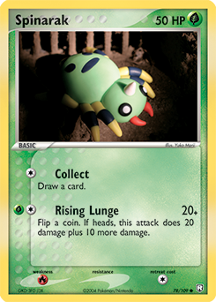 Spinarak - Team Rocket Returns - #78 - Pokemon TCG card