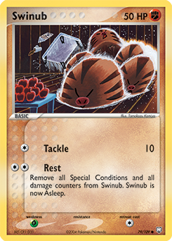 Swinub #79 Swinub - Team Rocket Returns - #79 - Pokemon TCG card