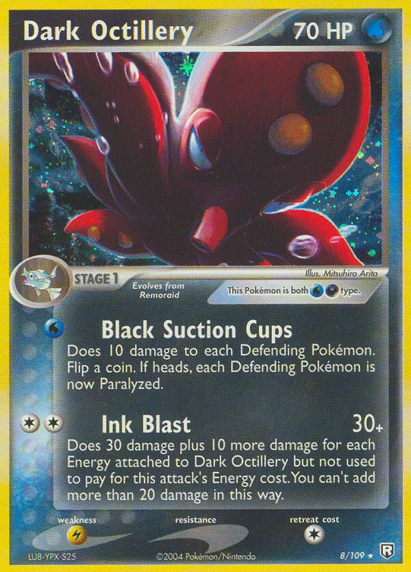 Dark Octillery - Team Rocket Returns - #8 - Pokemon TCG card