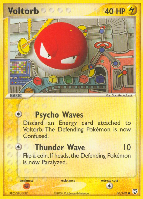 Voltorb - Team Rocket Returns - #80 - Pokemon TCG card