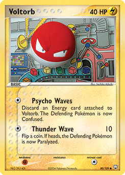 Voltorb #80 Voltorb - Team Rocket Returns - #80 - Pokemon TCG card