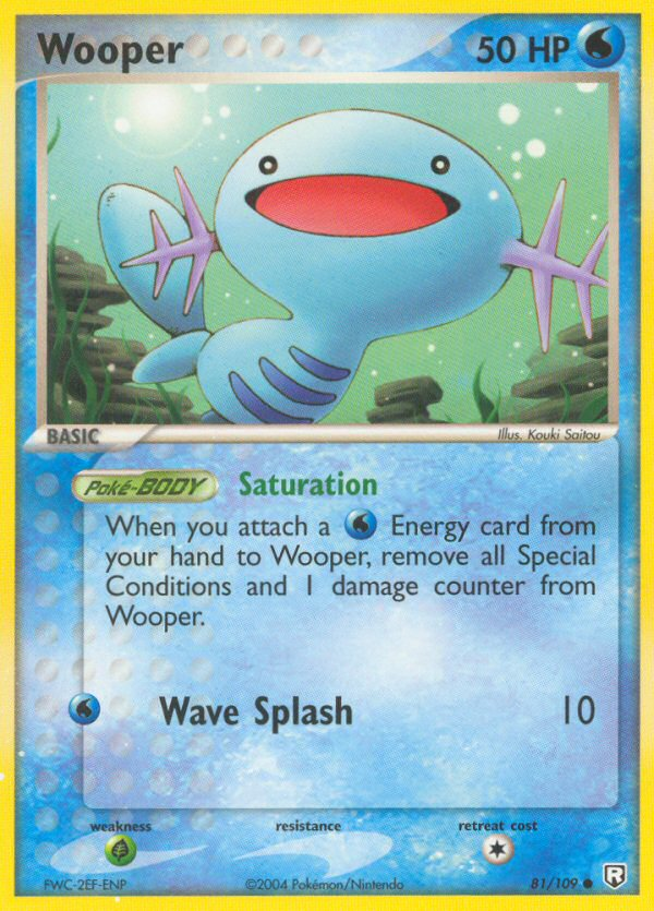 Wooper - Team Rocket Returns - #81 - Pokemon TCG card