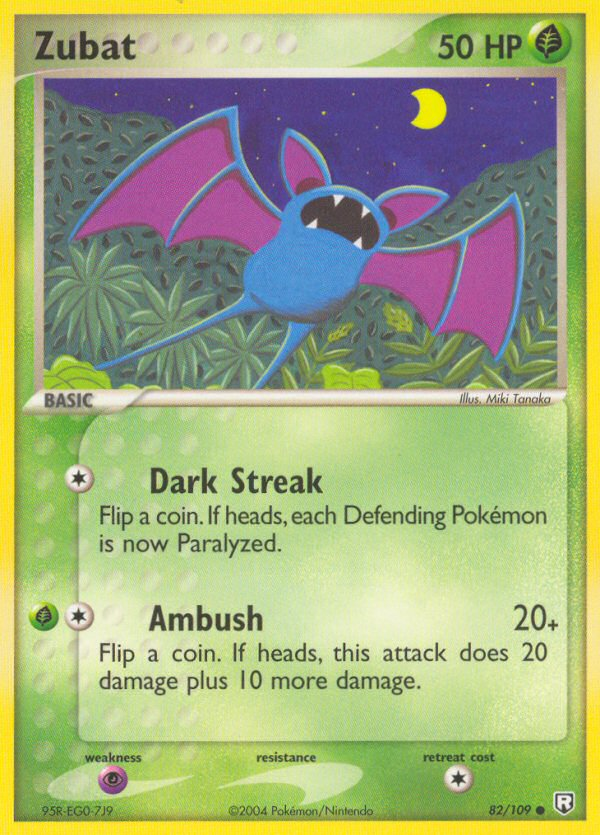Zubat - Team Rocket Returns - #82 - Pokemon TCG card